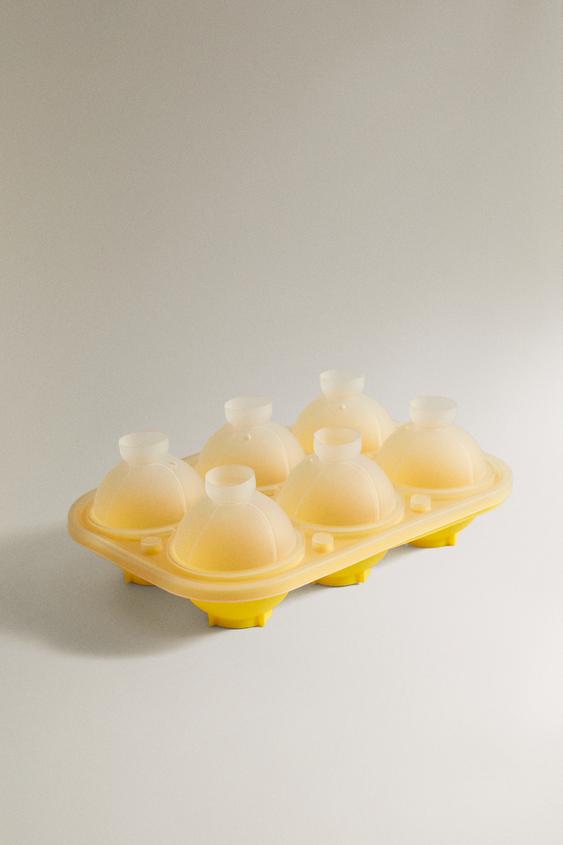 Zara 6-ICE SPHERE MOLD - Yellow - Image 0