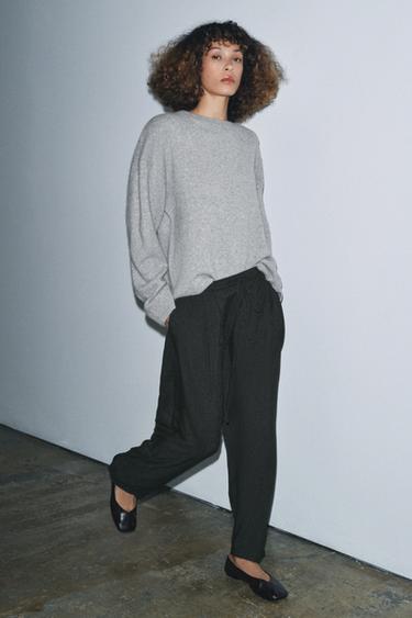 ZW COLLECTION LIMITED EDITION BAGGY TROUSERS - Grey by Zara - Image 0