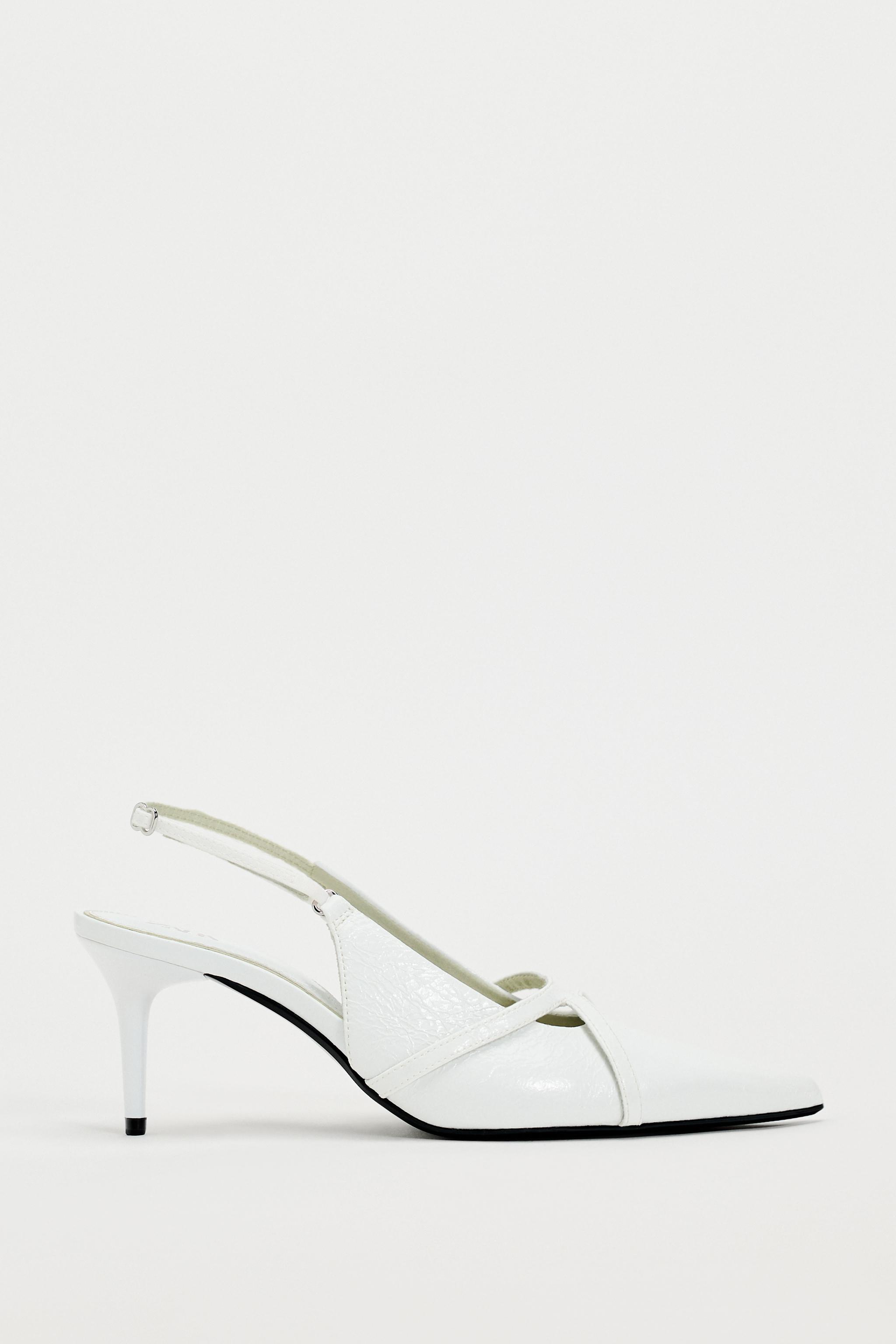 Zara women's high 2025 heel shoes