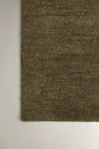 WOOL RUG - Green by Zara - Image 2
