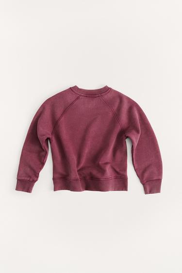 6-14 YEARS/VARSITY 50TH ANNIVERSARY SWEATSHIRT - Dark burgundy by Zara - Image 2