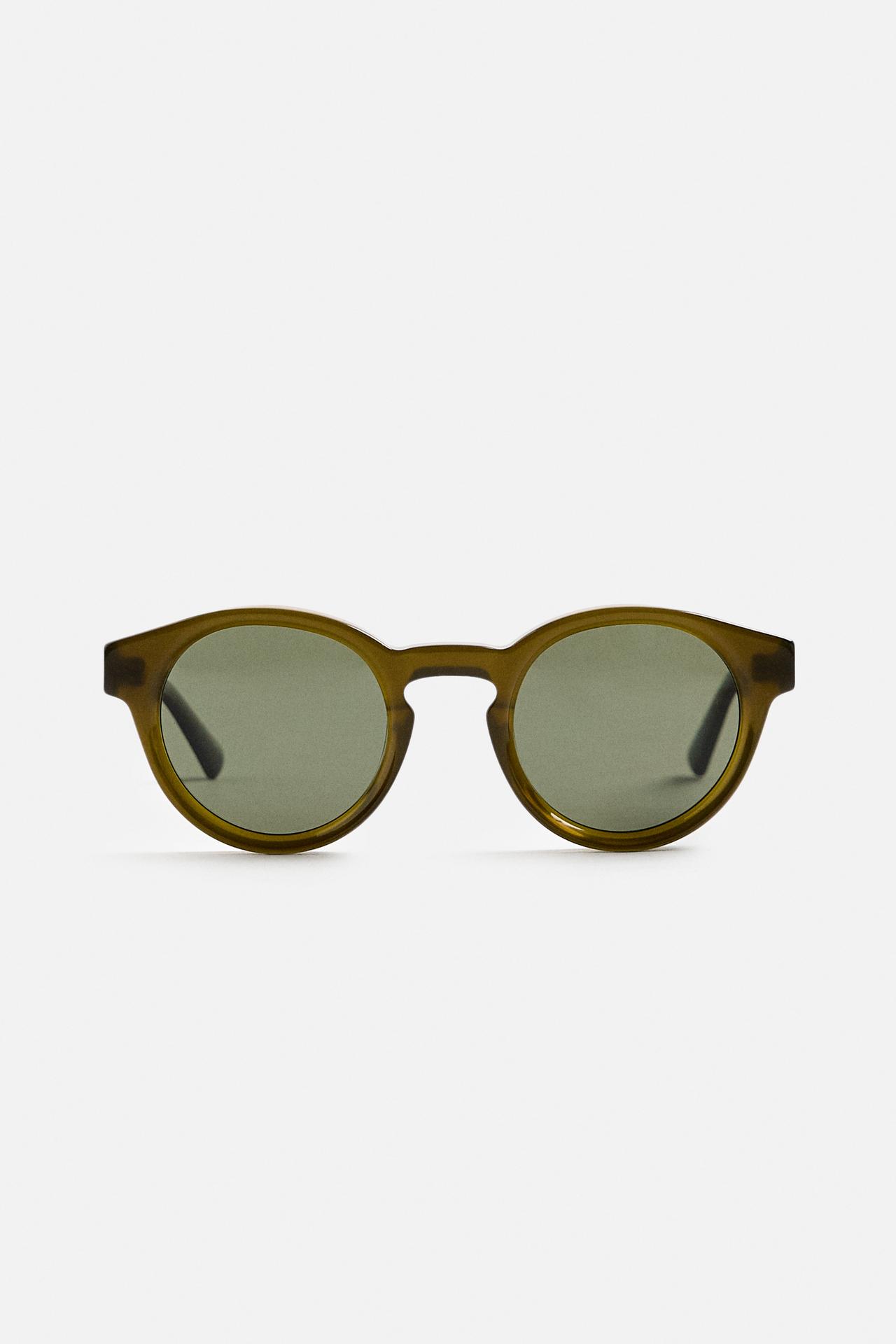 ROUND SUNGLASSES - Green by Zara