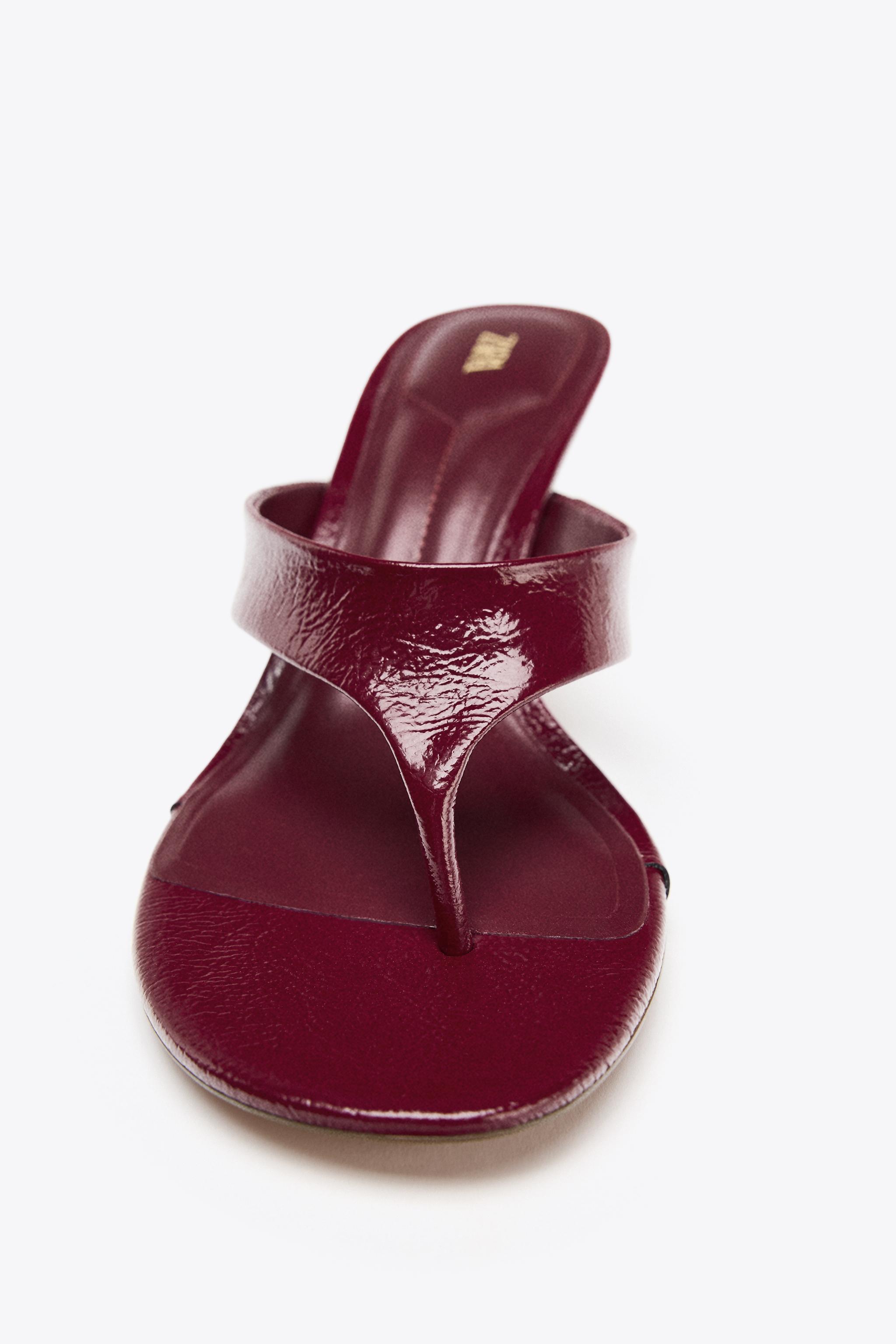 ぱる HIGH HEEL RHINESTONE MESH SANDALS - Pink | ZARA United States