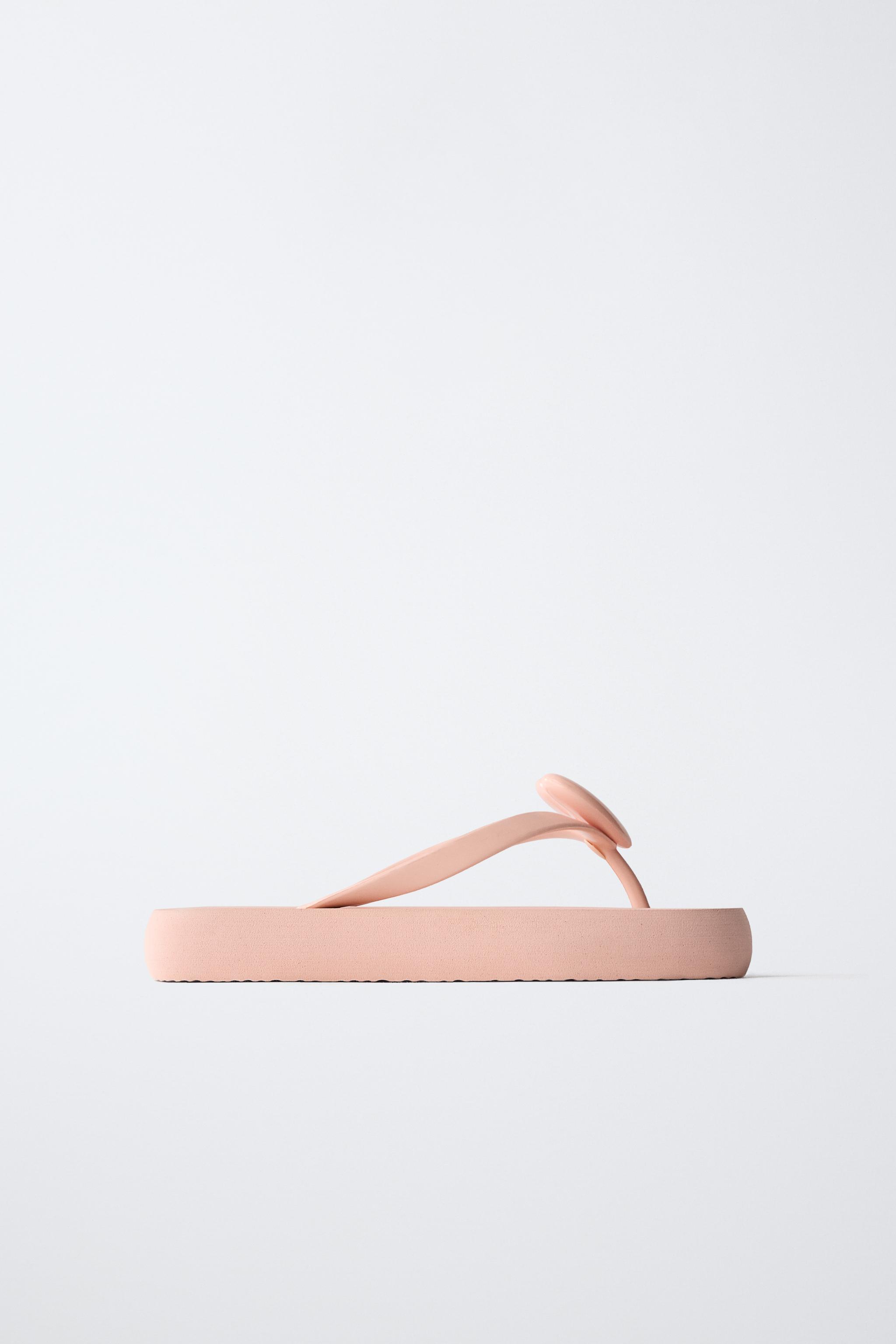 HEART POOL SLIDES — Coral Red