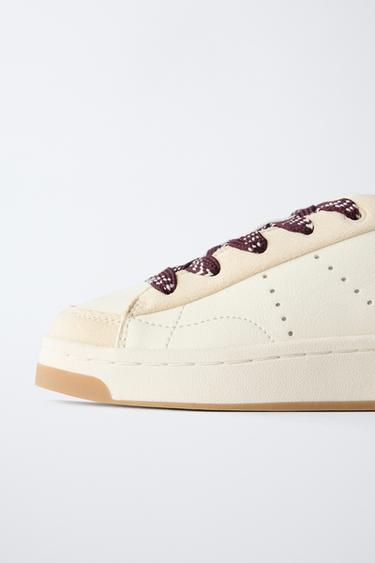 Zara SKATE SNEAKERS - White