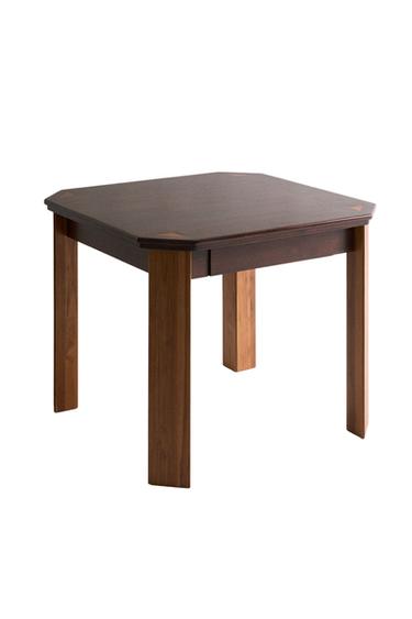 OCTAGONAL WOODEN TABLE - Black by Zara