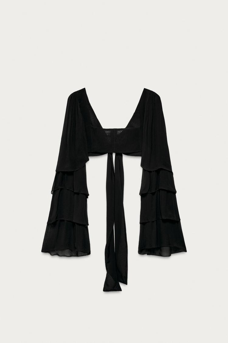 Top con volantes MARISA BERENSON X ZARA 3