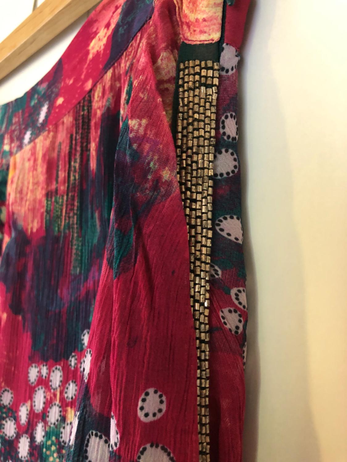 PRINTED MIDI SKIRT - Image 3