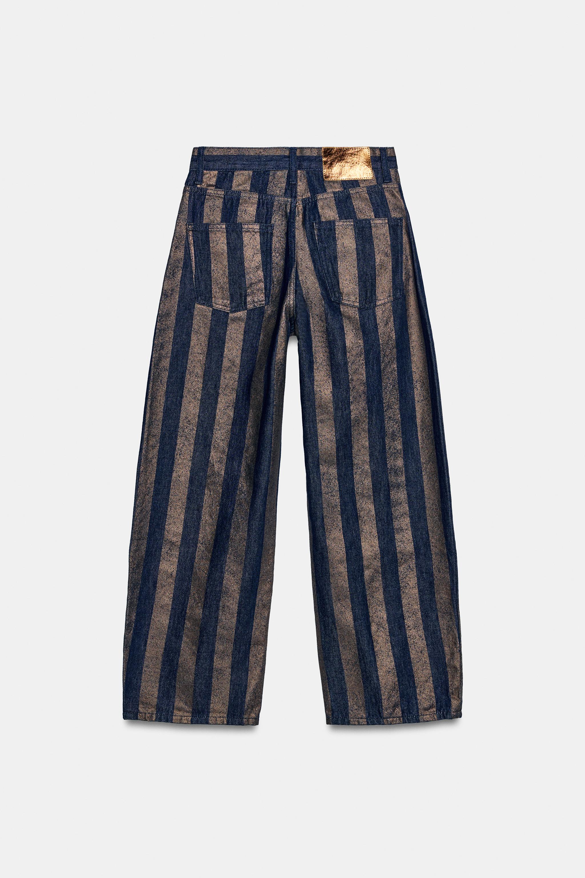 JEANS Z1975 BARREL TAILLE MOYENNE RAYURES