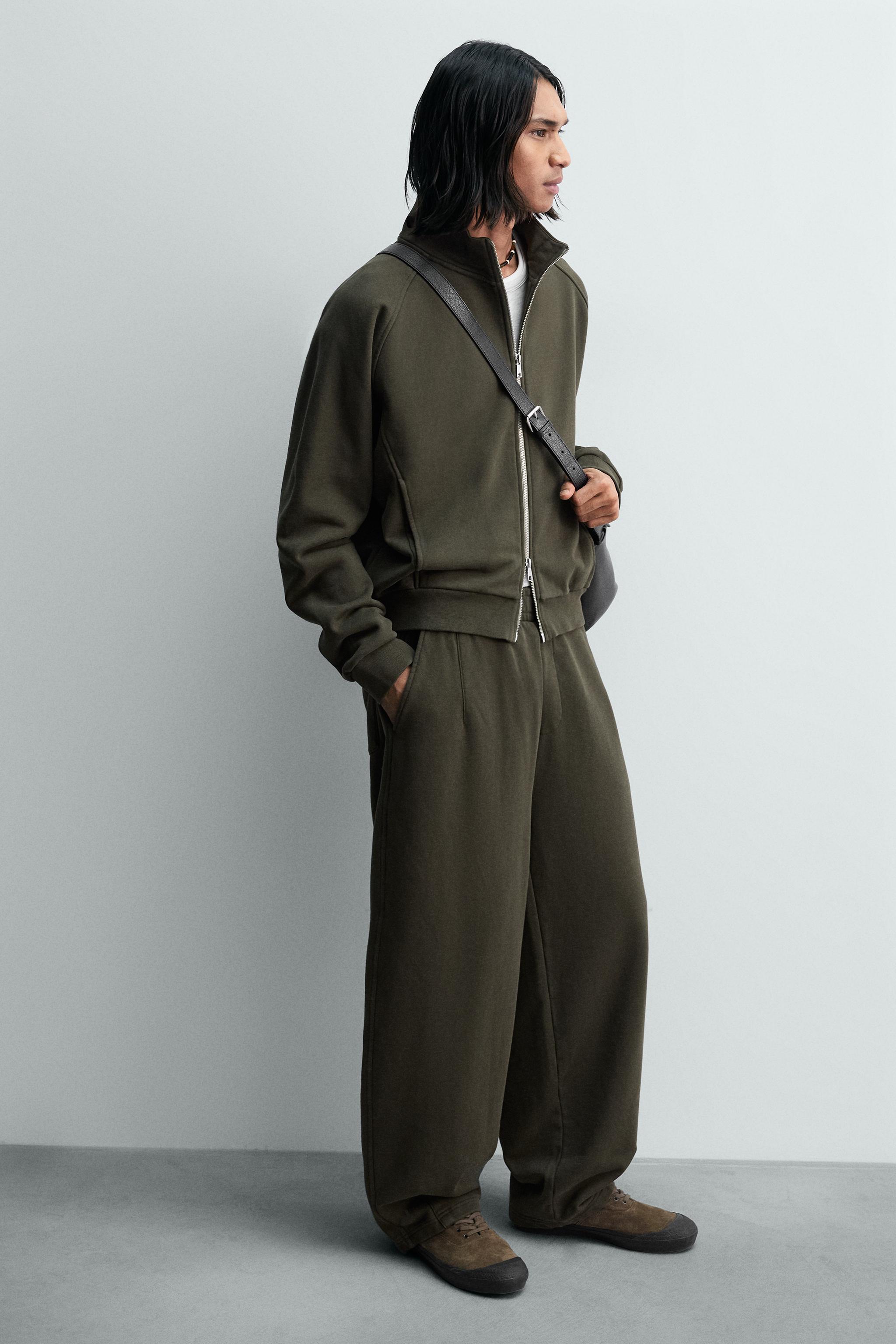 LIMITED EDITION LEATHER SNEAKERS - Green | ZARA United States