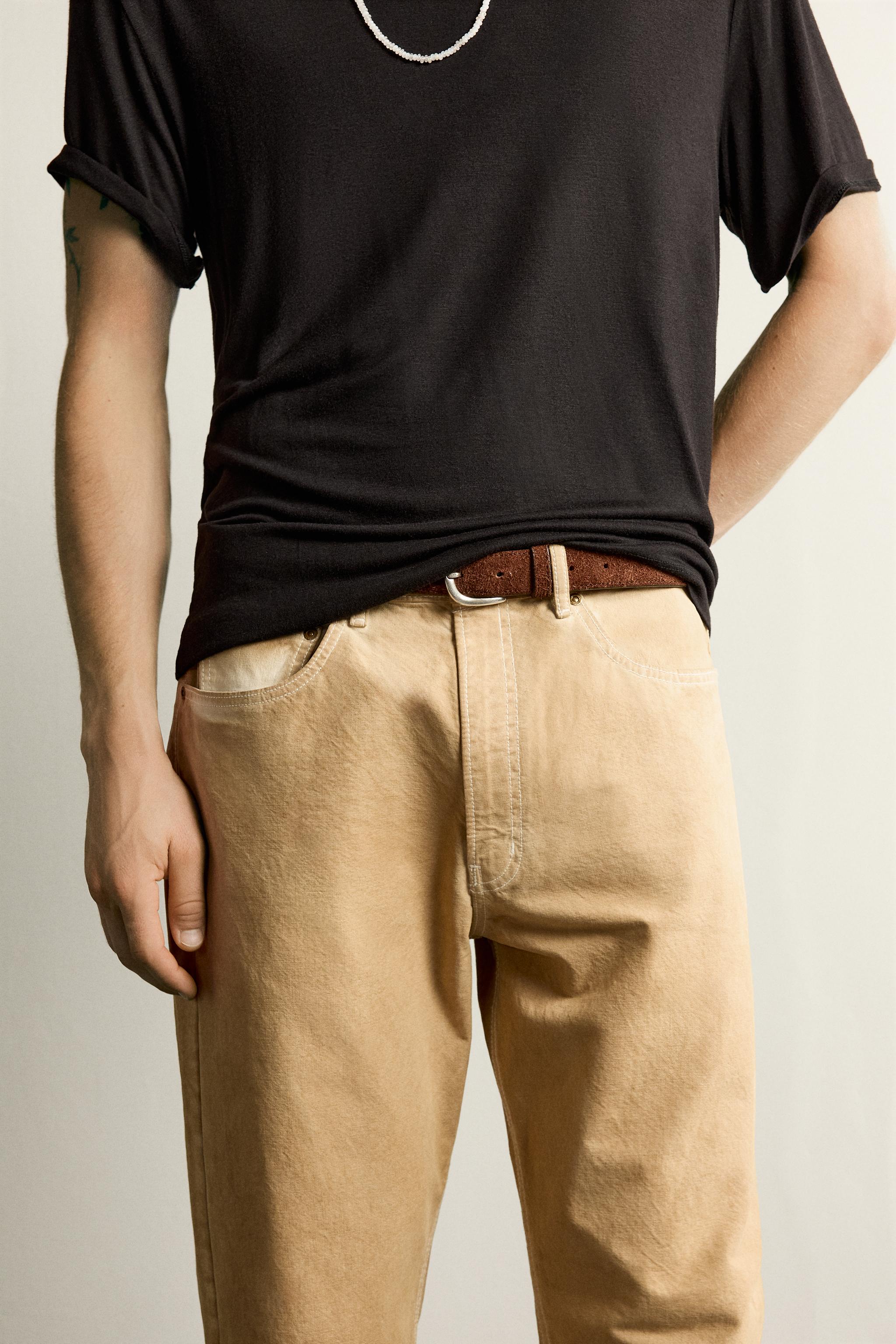 IRREGULAR WASH LOOSE FIT JEANS