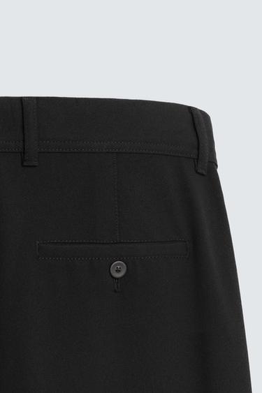 PANTALON CHINO STRUCTURÉ CONFORTABLE - Noir de Zara - Image 8
