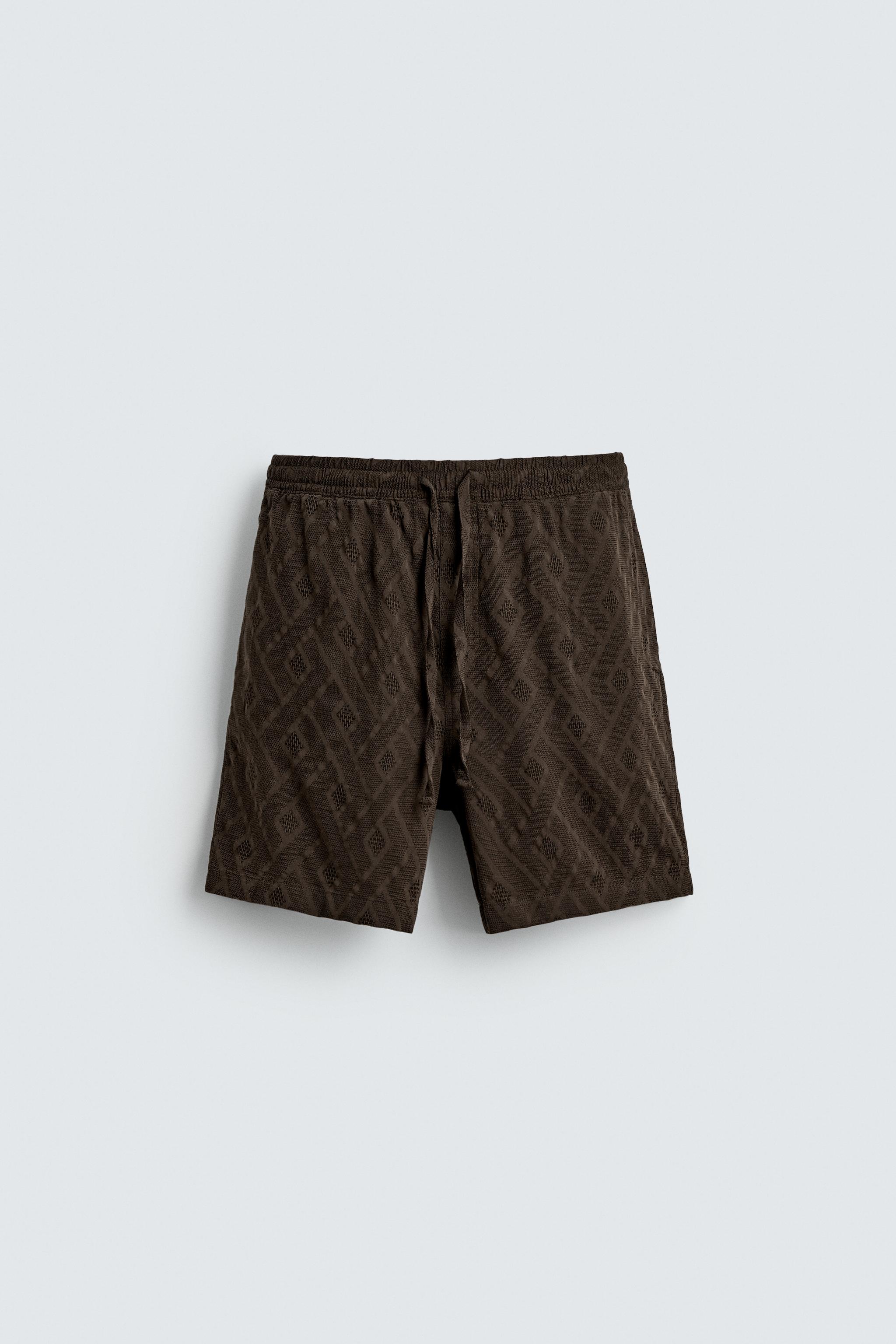 SHORT JACQUARD GÉOMÉTRIQUE