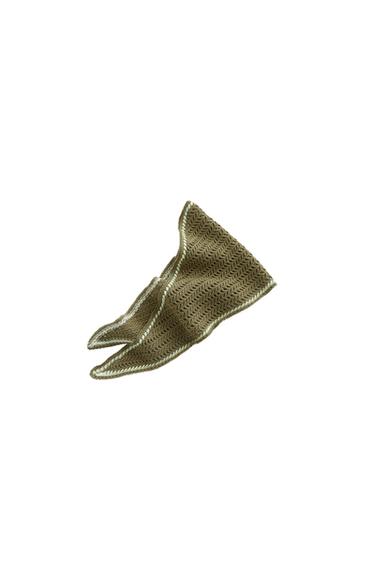 Zara ZARA TIMELESS - CROCHET KNIT BANDANA - GREEN