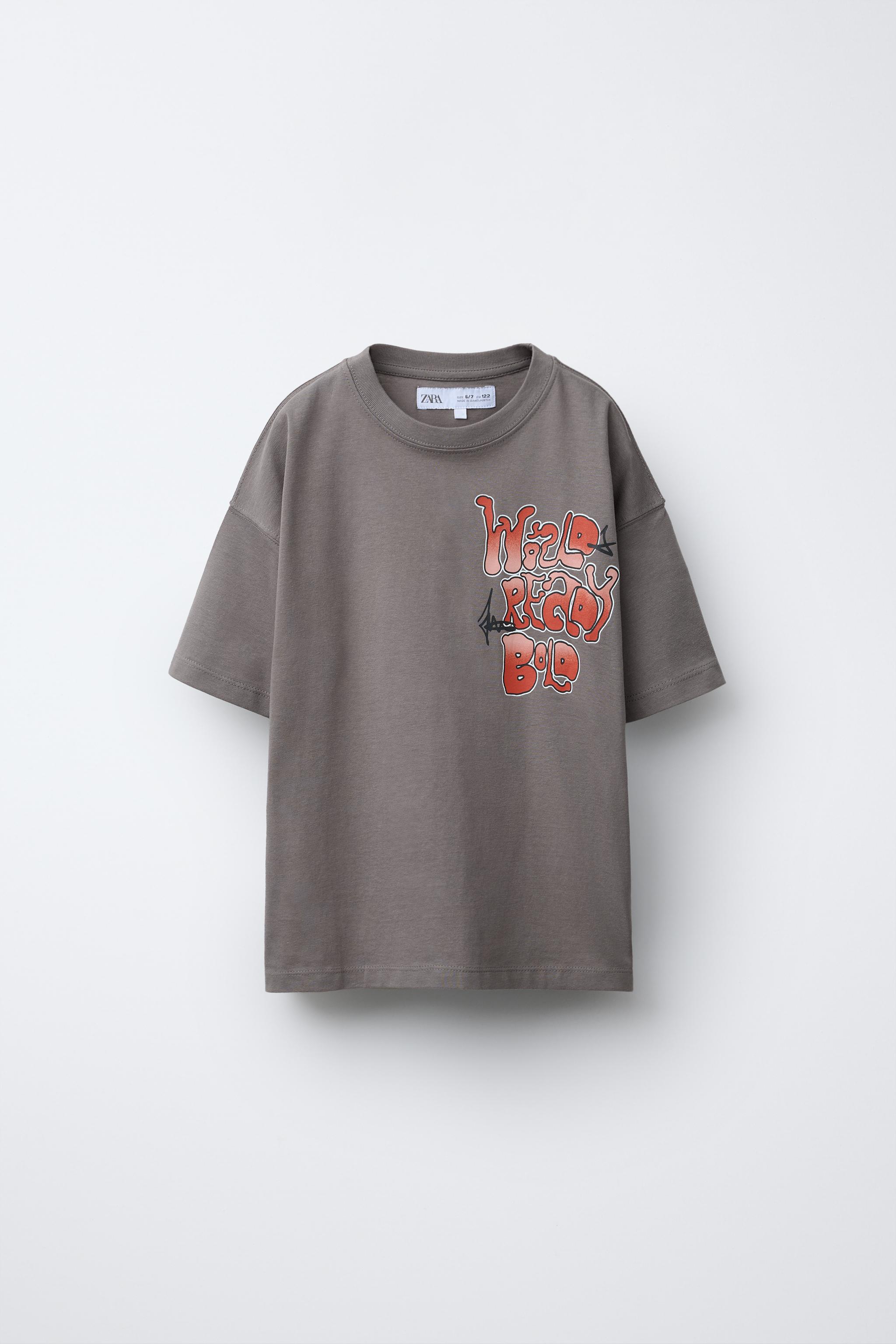 GRAFFITI PRINT T-SHIRT - Ecru | ZARA Canada GRAFFITI PRINT T-SHIRT - Ecru | ZARA Canada