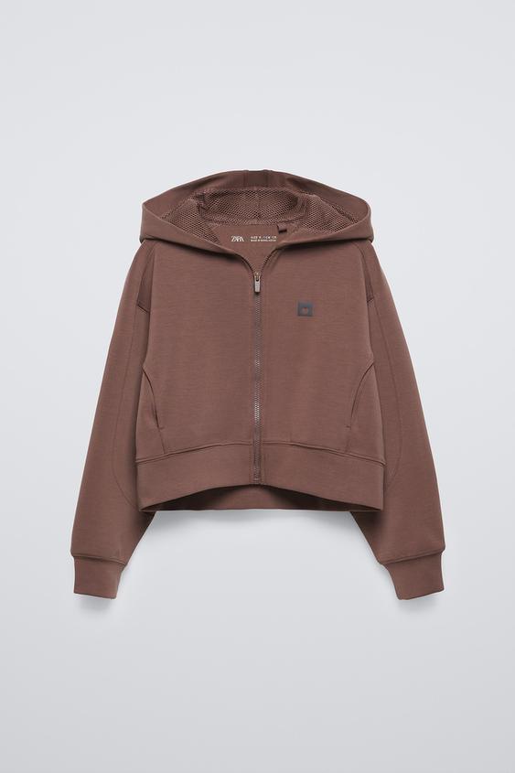 SOFT TOUCH SWEATSHIRT - Brown | ZARA Thailand