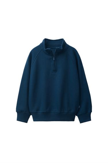PLAIN LABEL SWEATSHIRT - Light blue by Zara