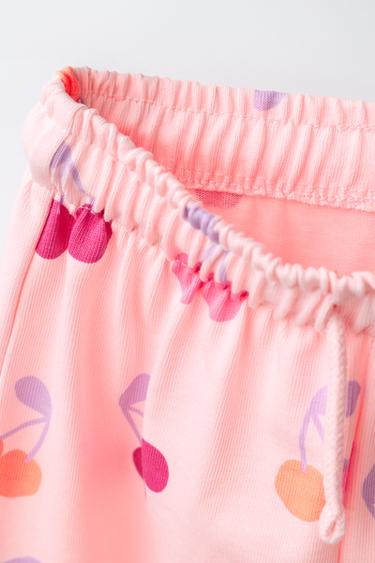 PRINTED T-SHIRT AND JOGGING TROUSERS SET - Light pink by Zara - Image 3