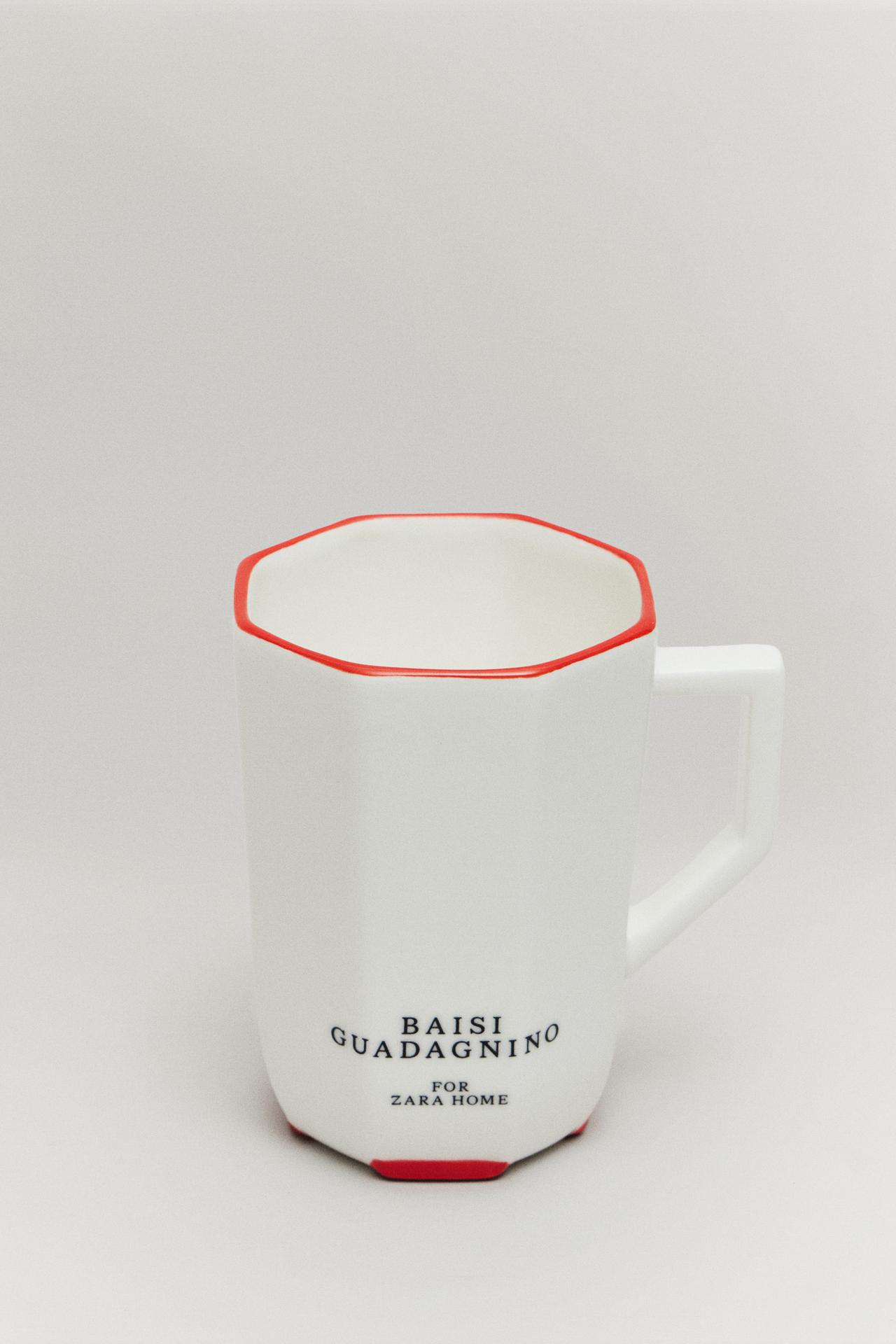 THE SKY OCTAGONAL MUG — Red