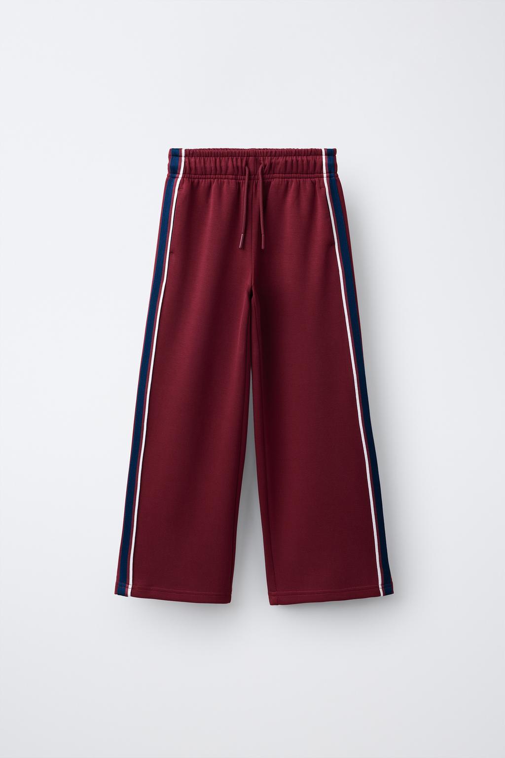 Zara Sporty kontrastli canlı şalvar