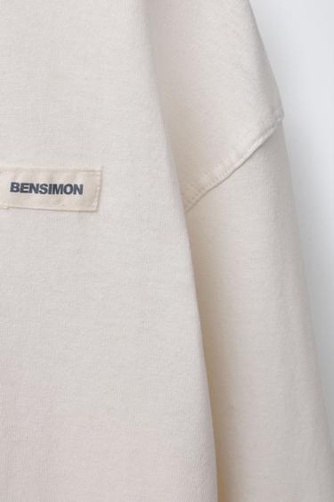 BENSIMON ® X ZARA LABEL T-SHIRT - Oyster-white by Zara - Image 2