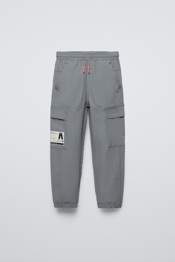 ATHLETIC CARGO PANTS Blue / Gray ZARA Canada