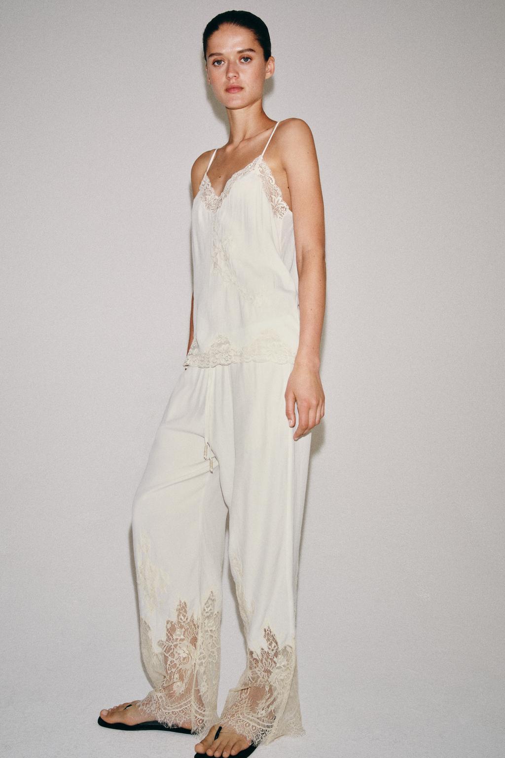 ZW COLLECTION LACE PAJAMA PANTS - image 2