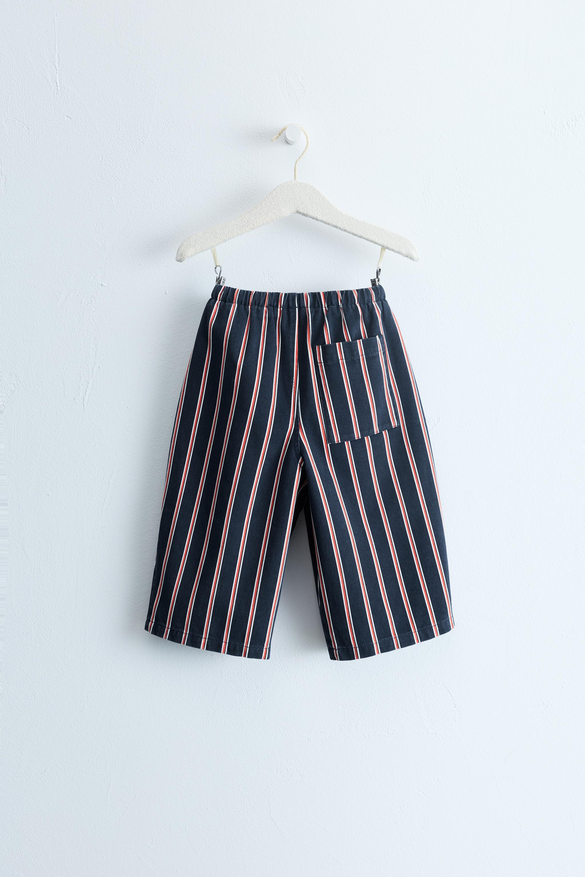 PANTALON BALLON RAYURES ZARA TIMELESS