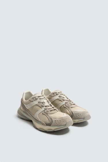MONOCHROME TRAINERS - Taupe Grey by Zara