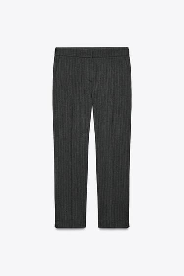 PANTALÓN TOBILLERO SOFT - Gris antracita de Zara