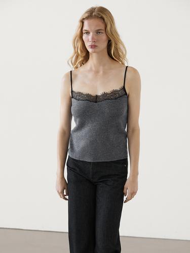Top lencero puntillas - 205 de Zara