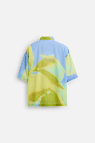 ABSTRACT PRINT SHIRT - Multicoloured by Zara - Image 7