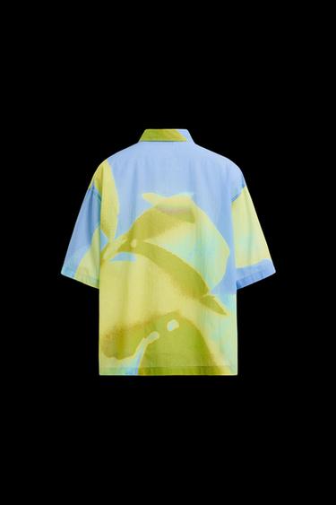Zara ABSTRACT PRINT SHIRT - Multicolored
