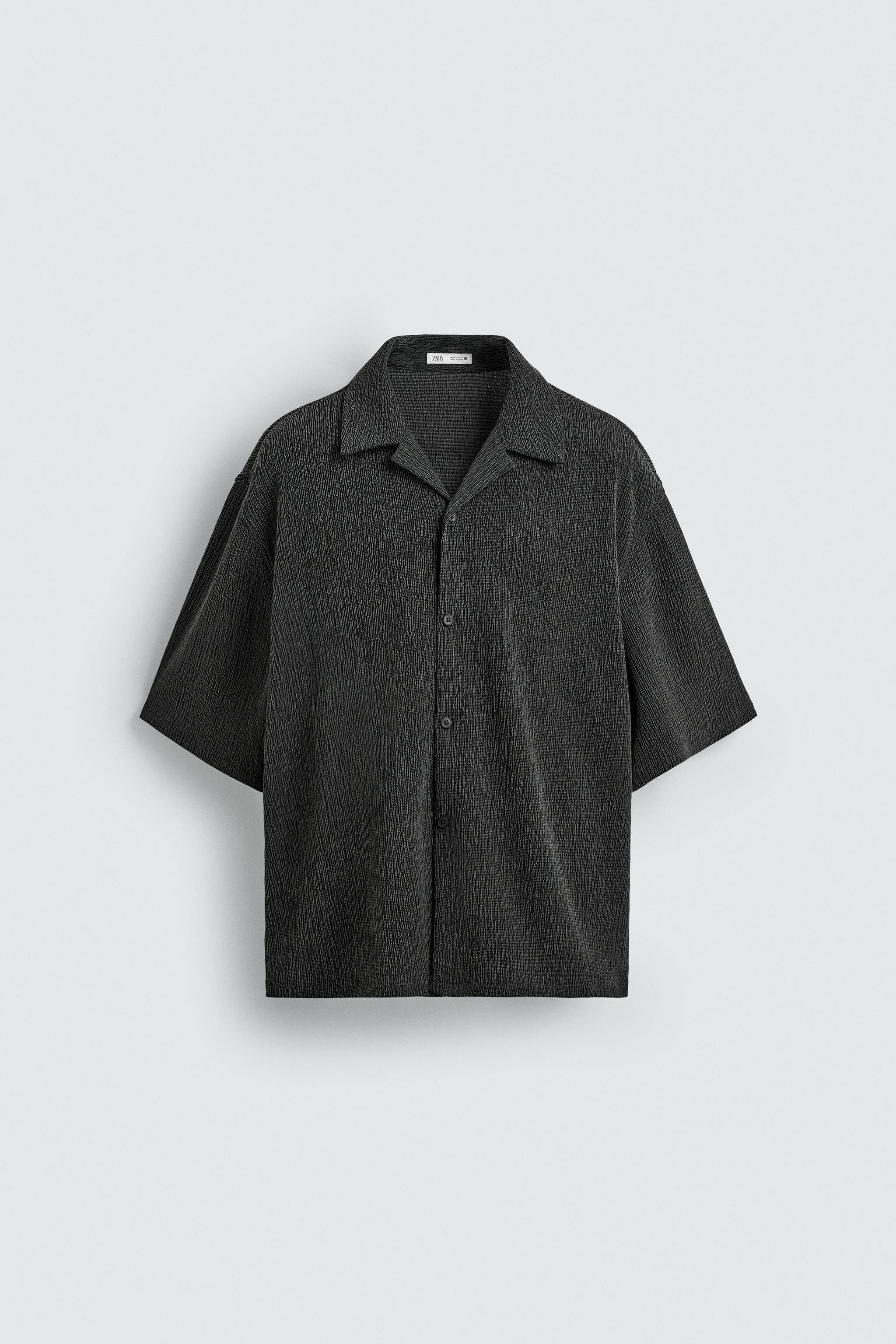TEXTURED RELAXED FIT SHIRT