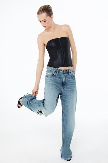 TOP CORSETERO PALABRA DE HONOR - Negro de Zara