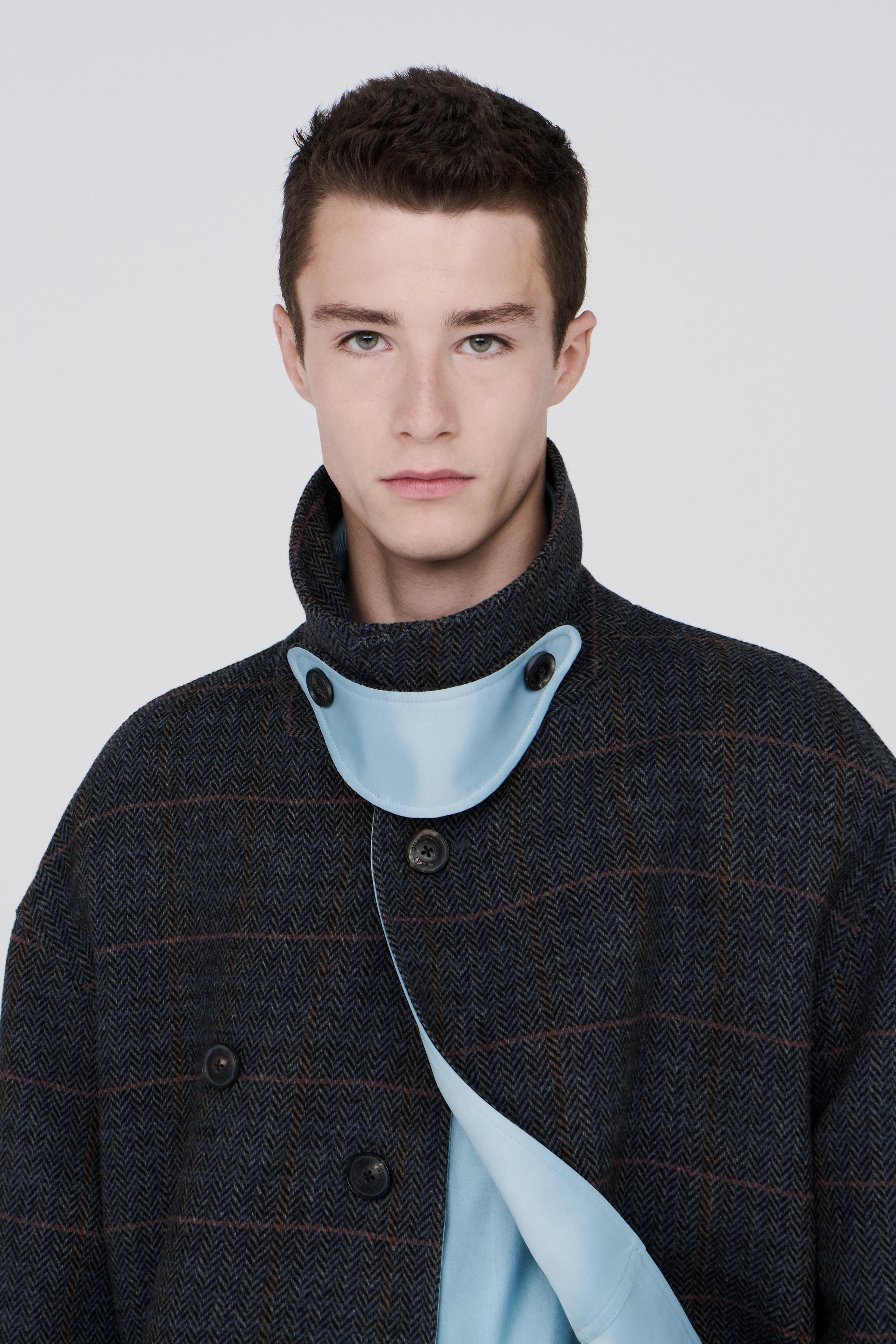 CONTRAST REVERSIBLE COAT