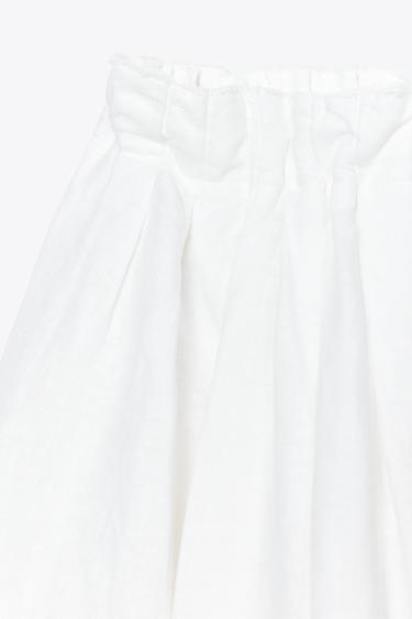 100% LINEN DRESS ZW COLLECTION - White by Zara - Image 6