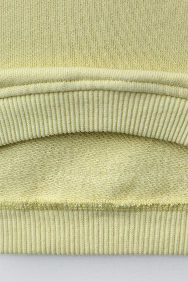 SWEAT IMPRIMÉ PALMIER - Jaune de Zara - Image 3