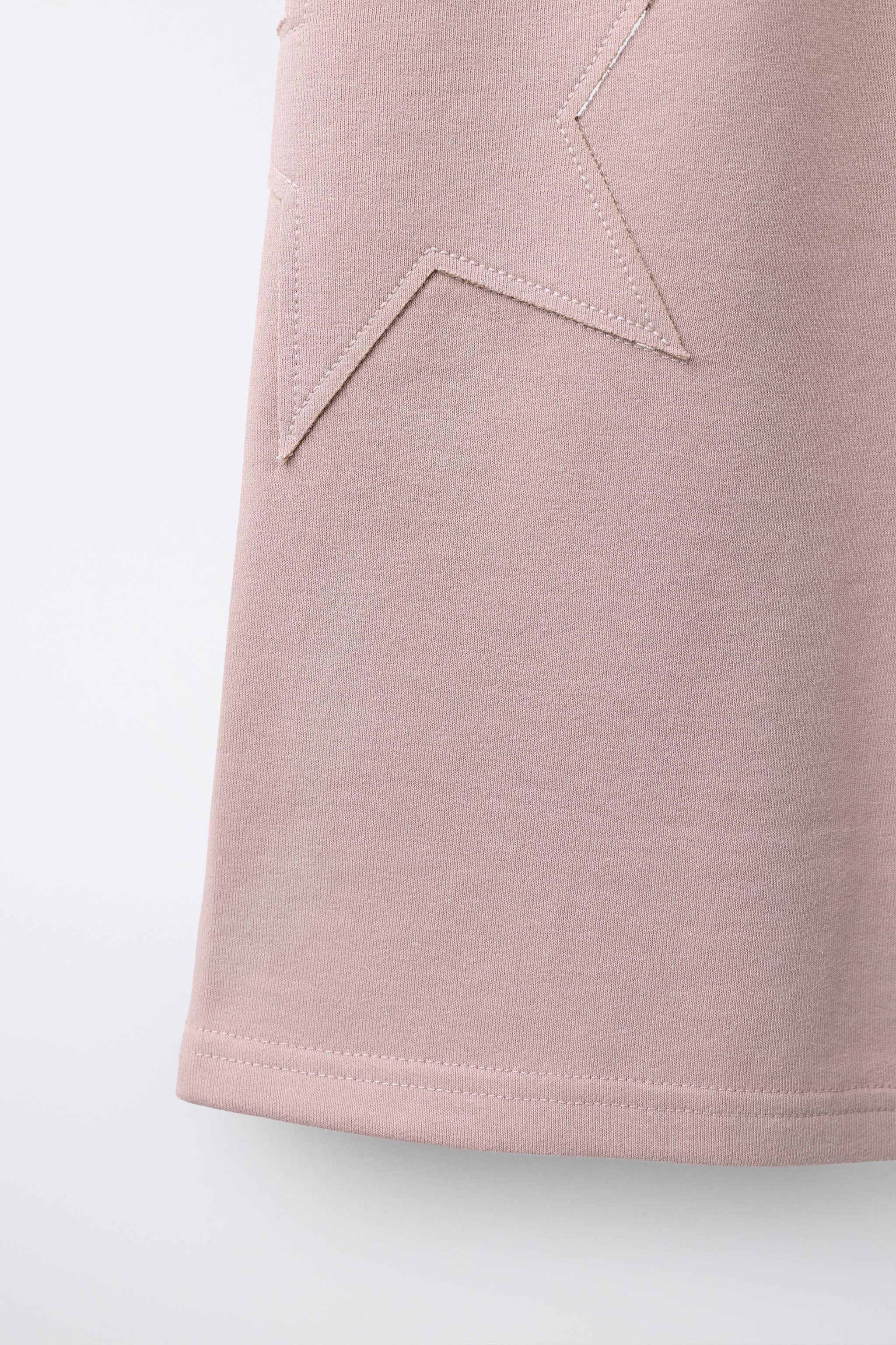 Детские брюки Zara STAR PATCH WIDE LEG PANTS — фото 5