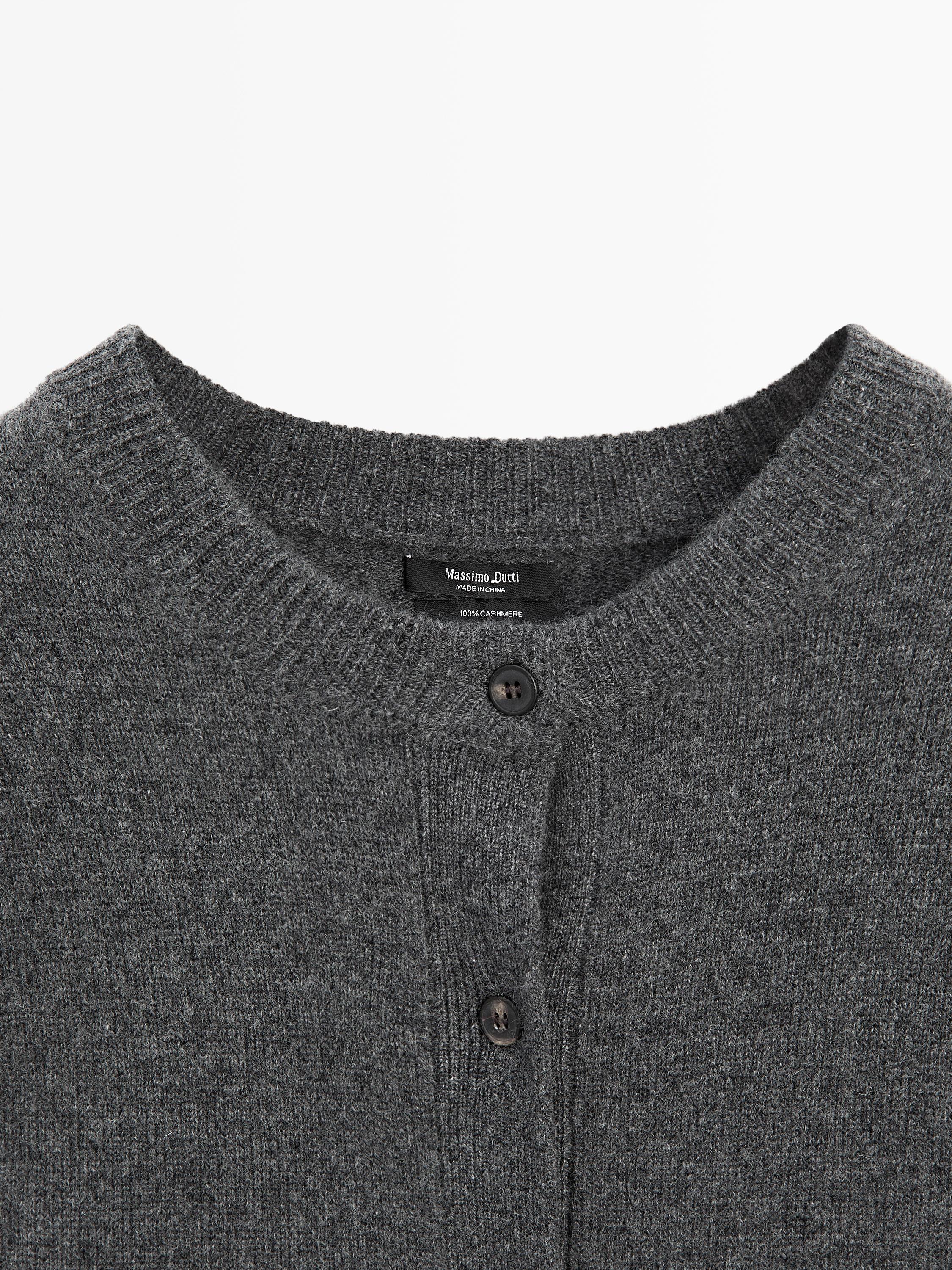 Cardigan en maille oversize 100 % cachemire