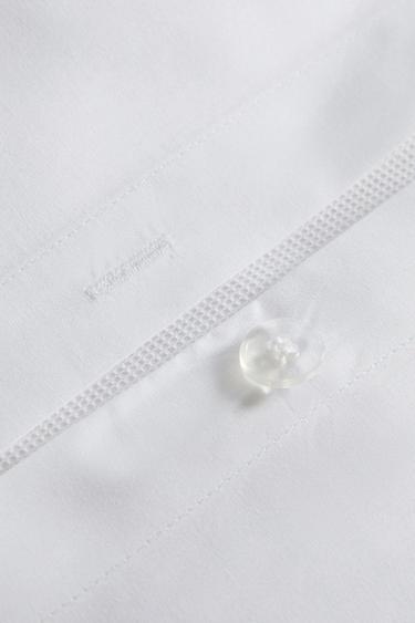 FLAT SHEET WITH PIQUÉ PIPING - Grey by Zara - Image 3