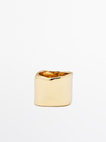 Bague large - Doré de Zara - Image 0