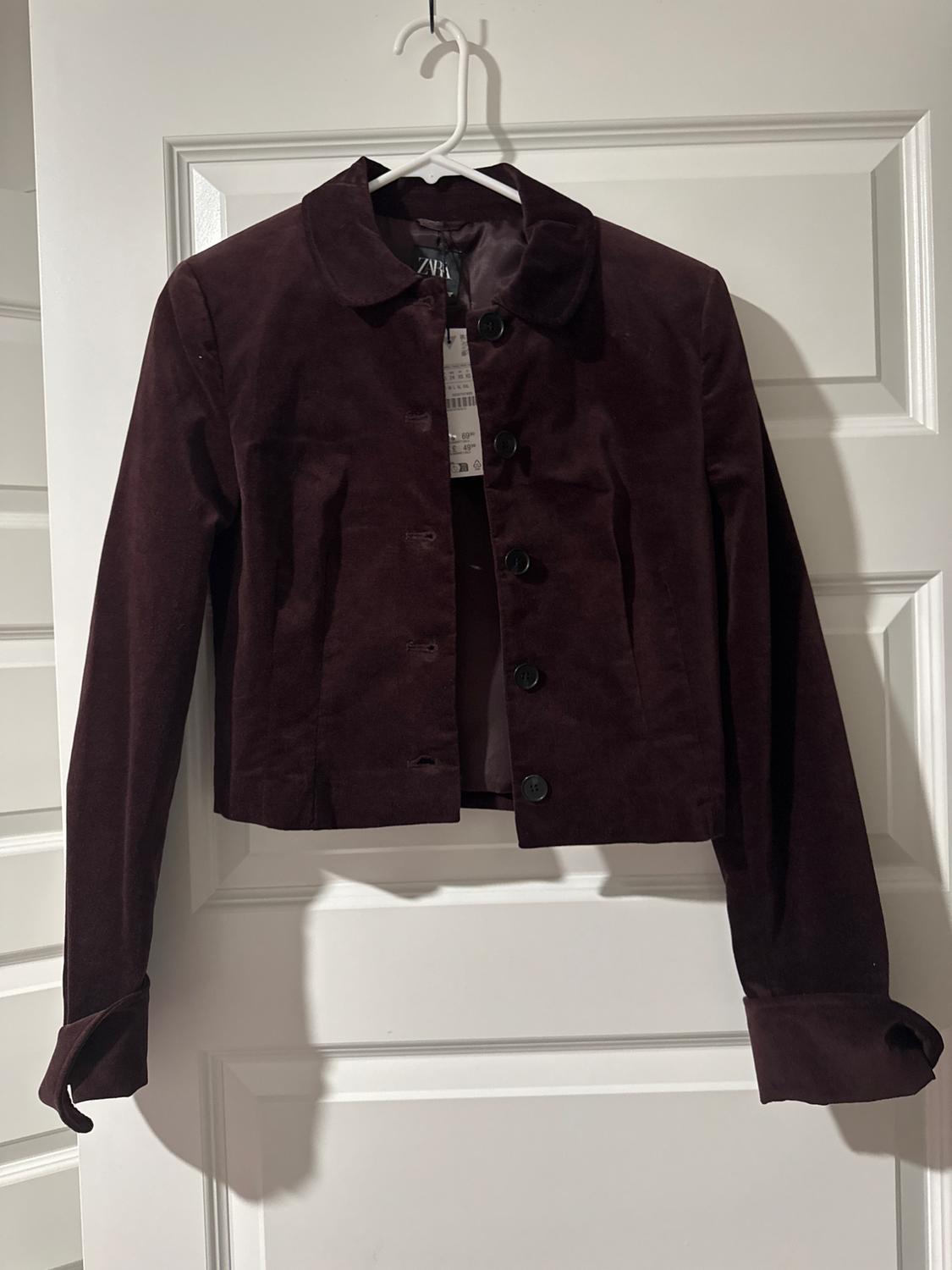 CROPPED VELVET JACKET