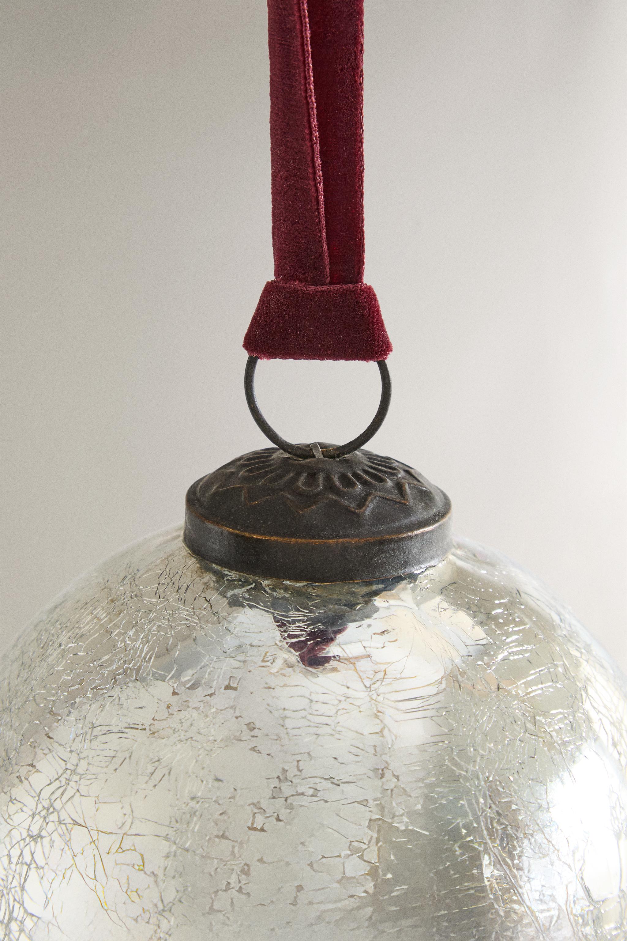 MERCURIZED CHRISTMAS TREE BALL ORNAMENT