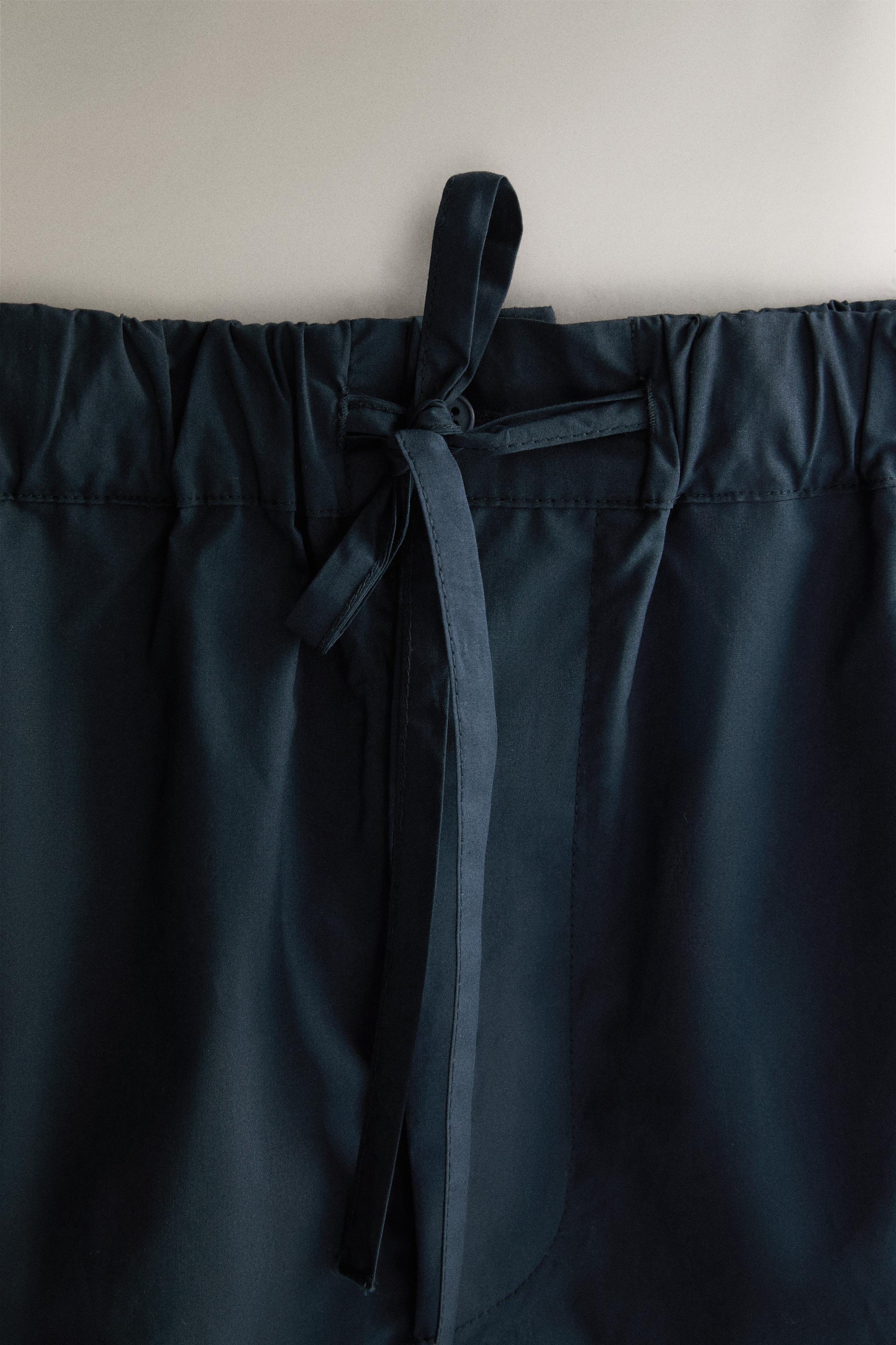 COTTON POPLIN SHORTS