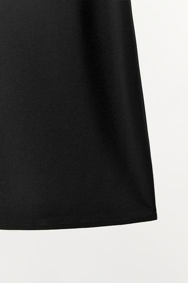 ROBE DOUBLURE BANDEAU - Noir de Zara - Image 3