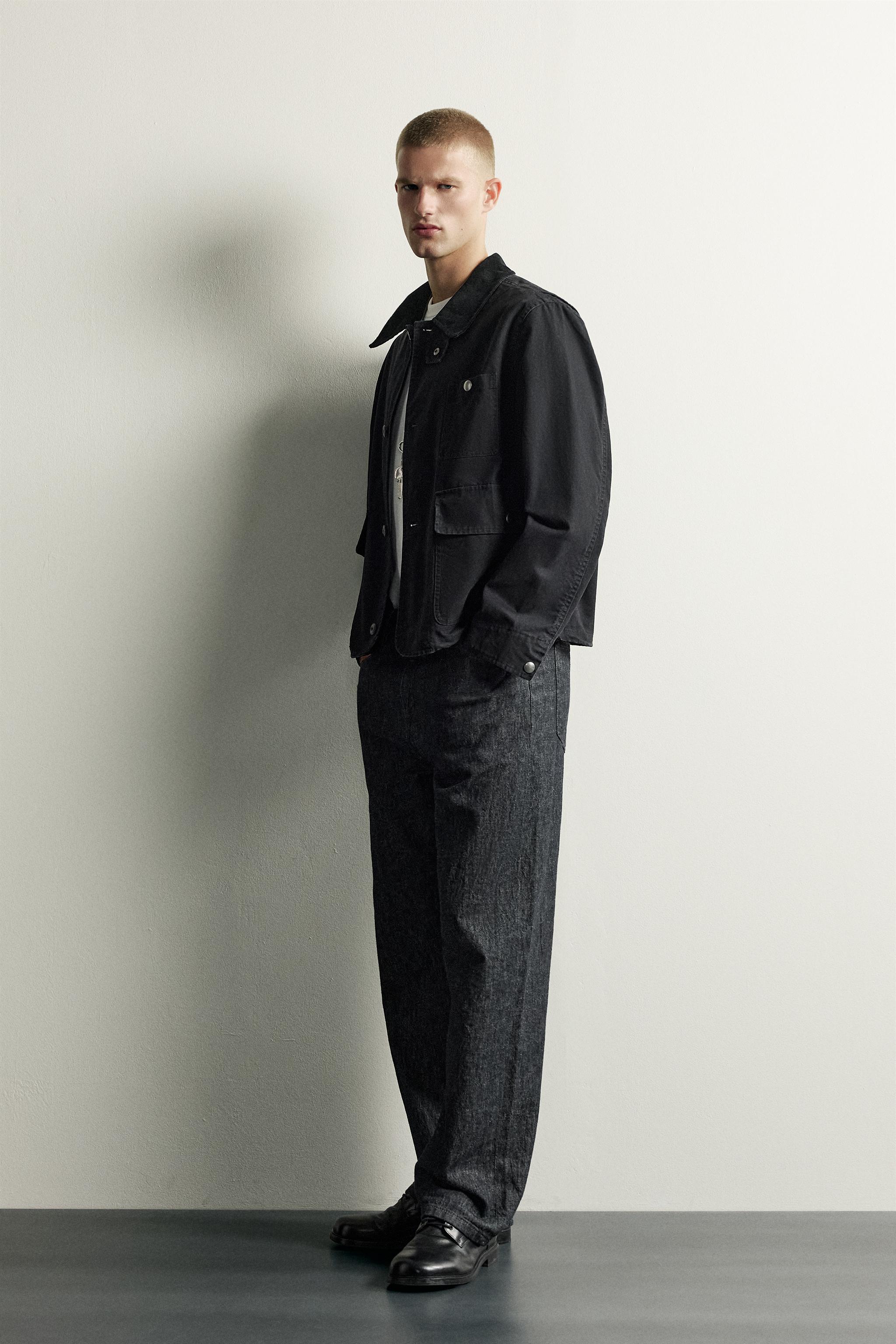 CORDUROY COLLAR POCKET JACKET