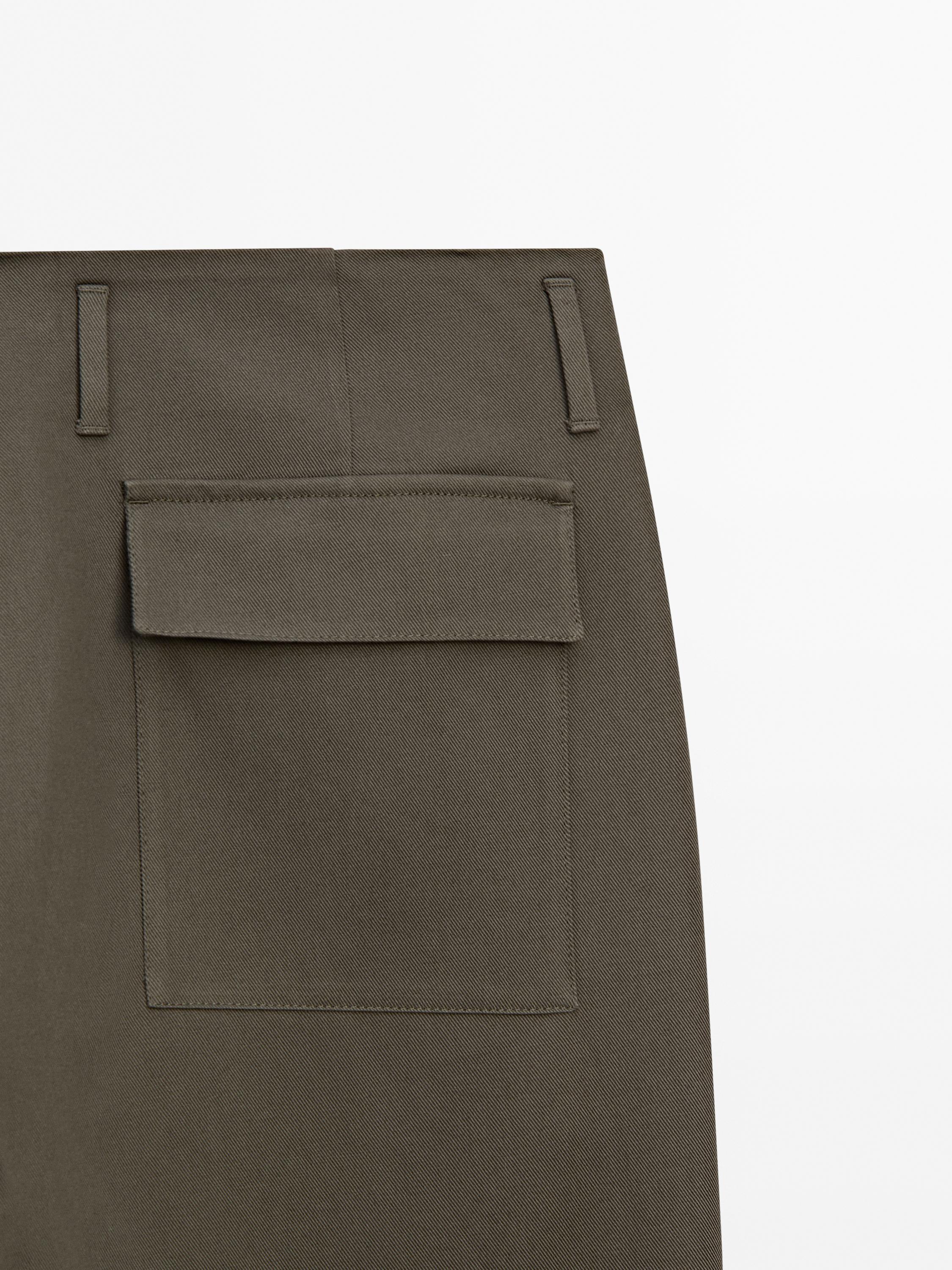 Twill straight-leg trousers - Limited Edition