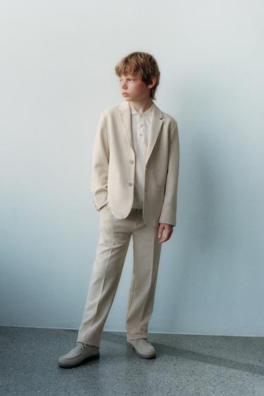 LINEN/COTTON POLO SHIRT - Ecru by Zara