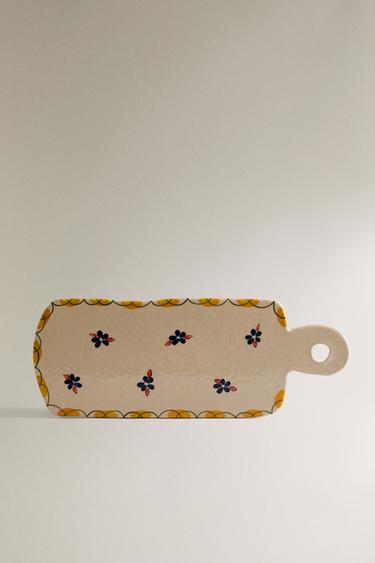 FLORAL CHOPPING BOARD - Green by Zara - Image 0